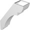 Ekena Millwork 5 1/2-in. W x 16-in. D x 24-in. H Olympic Architectural Grade PVC Knee Brace BRCP055X16X24OLY - alternate 2